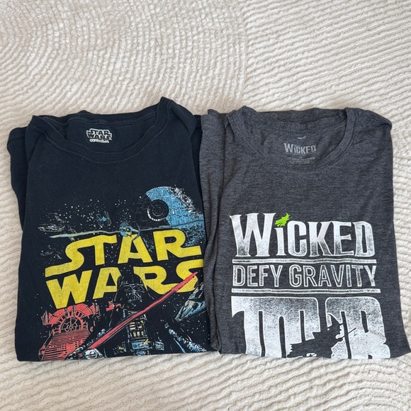 Star Wars Other - Star Wars and wicked defy gravity graphic tee bundle